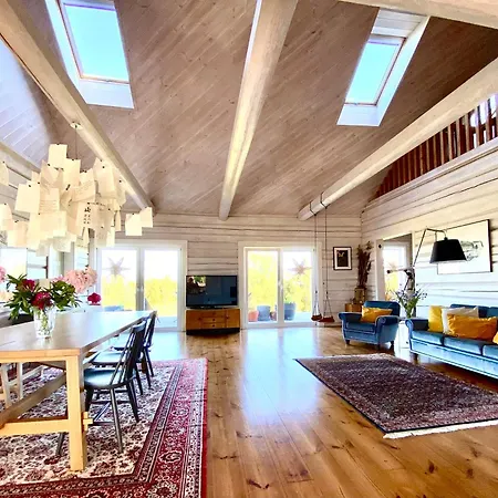Art And Design Loghouse In Muhu Island Liiva (Saaremaa)