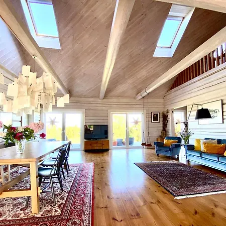 Art And Design Loghouse In Muhu Island Liiva (Saaremaa)