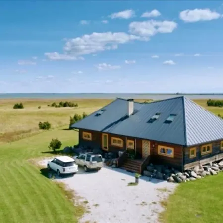 Art And Design Loghouse In Muhu Island